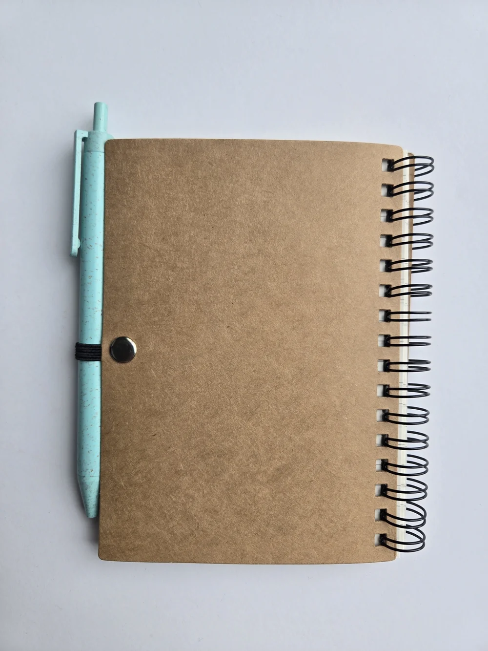 🌺 Believe In Yourself Kraft Spiral Notebook & Mint Eco-Gel Pen Set NWOT